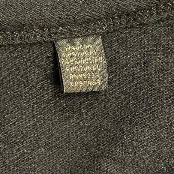 Ted Baker Kathley Top‎ Black Cotton Linen Blend Ruffled SZ 4 US 10 Sleeveless - Picture 6 of 10